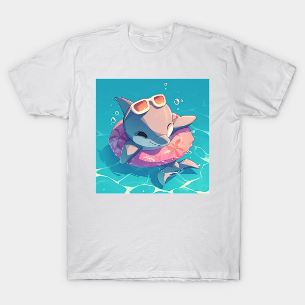 cute dolphin T-Shirt by Stephanie Francoeur Art